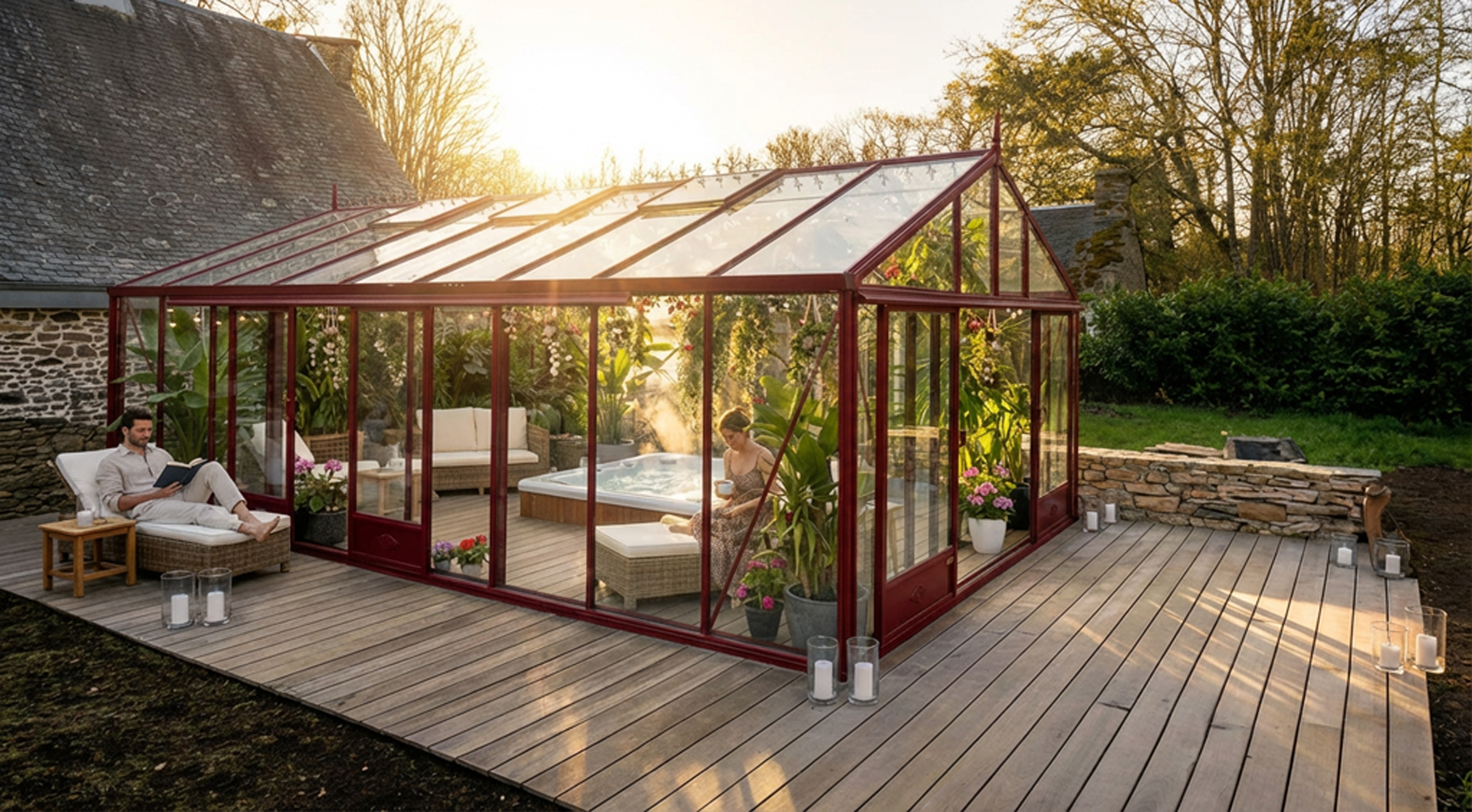 SUPRA 33,8 m2 gróðurhús Image